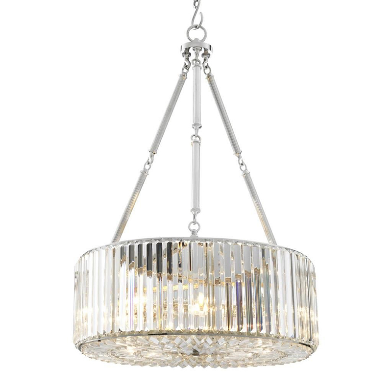 Люстра Chandelier Infinity Nickel Никель Прозрачный (Transparent) в Ижевске | Loft Concept 