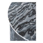 Столик кофейный с столешницей из черного мрамора Compact Black Marble Table варинант исполнения - 5 | Loft Concept в Ижевске