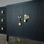 Большой Комод-буфет Elsa Dreams Black с ящиками варинант исполнения - 2 | Loft Concept в Ижевске