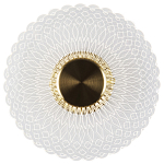 Бра в форме диска Loggia White Patterns Acrylic Wall Lamp варинант исполнения - 1 | Loft Concept в Ижевске