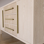 Буфет Primo с тремя ящиками и двумя фасадами Светлый дуб варинант исполнения - 7 | Loft Concept в Ижевске