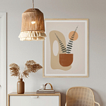 Люстра круглая плетеная с кисточками Small Solar Glow варинант исполнения - 1 | Loft Concept в Ижевске