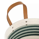 Корзина для хранения с ручками плетеная Interlacement Green  варинант исполнения - 2 | Loft Concept в Ижевске