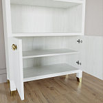 Книжный Стеллаж Elsa Dreams White с задней стенкой варинант исполнения - 3 | Loft Concept в Ижевске