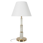 Настольная лампа с белым конусовидным абажуром More Tender варинант исполнения - 1 | Loft Concept в Ижевске