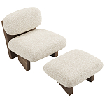 Кресло с оттоманкой Hawaii варинант исполнения - 2 | Loft Concept в Ижевске