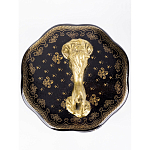 Шкатулка черного цвета с крышкой с фигуркой льва Eden Garden варинант исполнения - 5 | Loft Concept в Ижевске