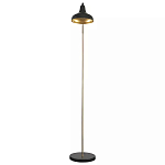 Торшер с плафоном в форме купола в сочетании черного и золотистого цвета Minimalist Execution варинант исполнения - 3 | Loft Concept в Ижевске