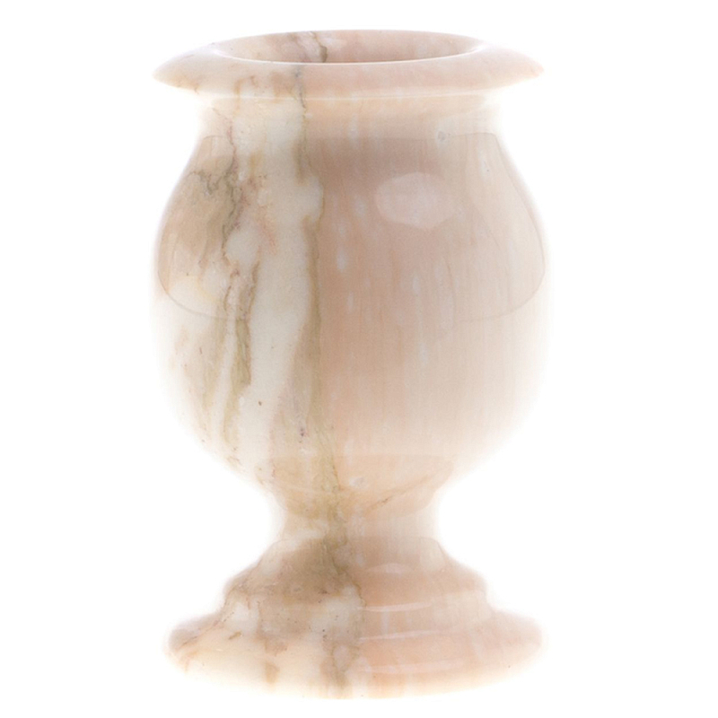 Ваза для цветов из натурального мрамора  Marble Vase Бежевый в Ижевске | Loft Concept 