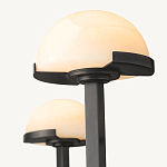 Люстрас 6-ю мраморными плафонами в форме купола Light Warm Light варинант исполнения - 1 | Loft Concept в Ижевске