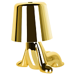 Настольная лампа фигурная цвета золото с гладким абажуром Высота 16 см Sophia варинант исполнения - 6 | Loft Concept в Ижевске