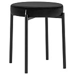 Табурет с мягким круглым сиденьем RIO Black варинант исполнения - 1 | Loft Concept в Ижевске