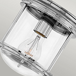 Потолочный светильник для ванных комнат с цилиндрическим стеклянным плафоном и одной лампой Hinkley варинант исполнения - 16 | Loft Concept в Ижевске