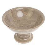 Конфетница из бежевого мрамора Stone Candy Bowl варинант исполнения - 2 | Loft Concept в Ижевске