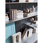 Модульный навесной стеллаж GRADUATE Bookshelves варинант исполнения - 5 | Loft Concept в Ижевске