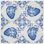 Плитка с узором Мое сердце варинант исполнения - 1 | Loft Concept в Ижевске