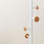 Напольная вешалка из древесины бука Unique Shaped Furniture Floor Hanger White варинант исполнения - 5 | Loft Concept в Ижевске