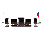 Настольный письменный набор из нефрита на ножках Executive Recruitment варинант исполнения - 5 | Loft Concept в Ижевске