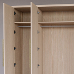 Большой Шкаф Primo Светлый дуб с 3 дверьми и 3 выдвижными ящиками варинант исполнения - 5 | Loft Concept в Ижевске