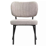 Стул мягкий с серо-бежевой буклированной обивкой Inspiration from Provence варинант исполнения - 1 | Loft Concept в Ижевске