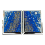 Портсигар с газовой зажигалкой из натурального камня Лазурит Stone Cigarettes Cases варинант исполнения - 4 | Loft Concept в Ижевске