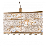 Люстра волнистой формы с текстурной огранкой Reflection of Reality варинант исполнения - 4 | Loft Concept в Ижевске