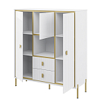 Буфет белый трёхдверный с двумя ящиками Antique Order варинант исполнения - 2 | Loft Concept в Ижевске