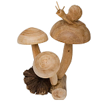 Статуэтка из дерева улитка Animals of the World варинант исполнения - 2 | Loft Concept в Ижевске