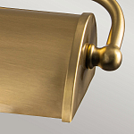 Светильник для картин цвета состаренная латунь с широким плафоном на прямоугольном основании Elstead Lighting варинант исполнения - 11 | Loft Concept в Ижевске