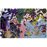 Homer Simpson in Paradise картина акрил на холсте варинант исполнения - 4 | Loft Concept в Ижевске