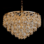 Люстра каскадная с подвесками в форме колец Galaxy of Light варинант исполнения - 3 | Loft Concept в Ижевске