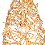 Подвесной светильник золотой в виде кораллов Coral Decor варинант исполнения - 1 | Loft Concept в Ижевске