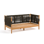 Садовый диван из тикового дерева и веревок Оreon варинант исполнения - 4 | Loft Concept в Ижевске