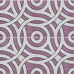 Дизайнерская плитка с узором Петли варинант исполнения - 3 | Loft Concept в Ижевске