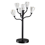 Настольная лампа с ветвями и белыми фарфоровыми цветами Floralis варинант исполнения - 1 | Loft Concept в Ижевске