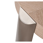 Столик журнальный круглый со светлым шпоном Light Veneer Table варинант исполнения - 3 | Loft Concept в Ижевске