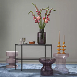 Кофейный столик стеклянный Elegant Lilac Glass Model варинант исполнения - 1 | Loft Concept в Ижевске