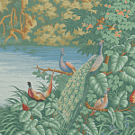 Обои ручная роспись Le Brésil Paille варинант исполнения - 1 | Loft Concept в Ижевске