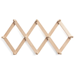 Настенная деревянная раздвижная вешалка Larson Wood Hanger варинант исполнения - 6 | Loft Concept в Ижевске