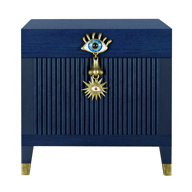 Сундук Eye Elsa Dreams Blue Синий Золотой в Ижевске | Loft Concept 
