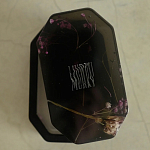 Шкатулка из эпоксидной смолы с цветами черная Epoxy Resin Pink Flowers Box Black варинант исполнения - 2 | Loft Concept в Ижевске