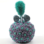 Статуэтка тропический фрукт Pandora Tropical Fruit Lilac Turquoise Flower варинант исполнения - 2 | Loft Concept в Ижевске