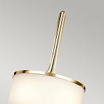 Бра вертикальное с белым полукруглым плафоном и длинным стержнем S Kichler варинант исполнения - 9 | Loft Concept в Ижевске