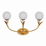 Бра с золотым каркасом в виде стебля с листьями Inspired by Nature варинант исполнения - 3 | Loft Concept в Ижевске