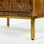 Прикроватная тумба с фактурным фасадом Termite варинант исполнения - 6 | Loft Concept в Ижевске