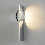 Бра с круглым зеркальным диском на прямоугольном соновании Reflection Circle Glow варинант исполнения - 5 | Loft Concept в Ижевске