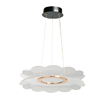 Люстра с прозрачным волнистым плафоном в форме цветка Ethereal Bloom варинант исполнения - 2 | Loft Concept в Ижевске