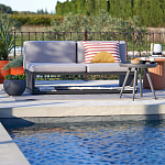 Садовый диван на каркасе из алюминия Petro варинант исполнения - 8 | Loft Concept в Ижевске