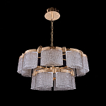 Люстра двухъярусная с текстурными овальными абажурами Splendor Palace Style варинант исполнения - 3 | Loft Concept в Ижевске