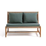 Садовый 2-х местный диван с каркасом из акации Green варинант исполнения - 6 | Loft Concept в Ижевске